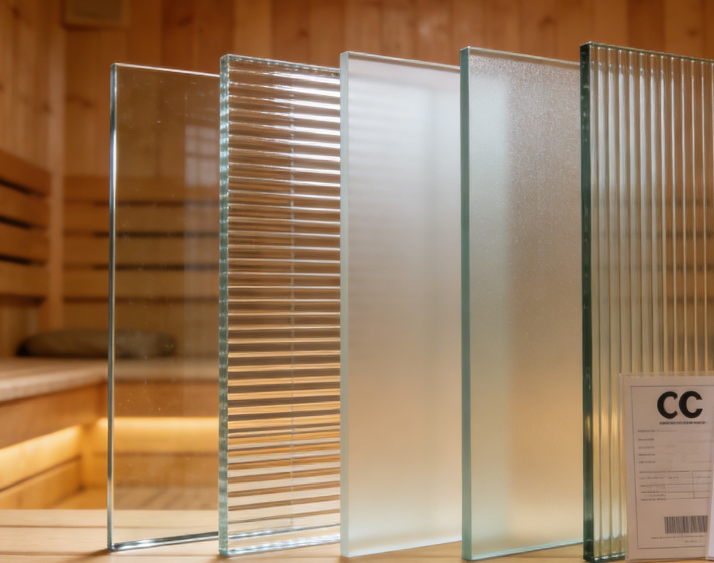 Saunaruimte Explosiebestendig glas