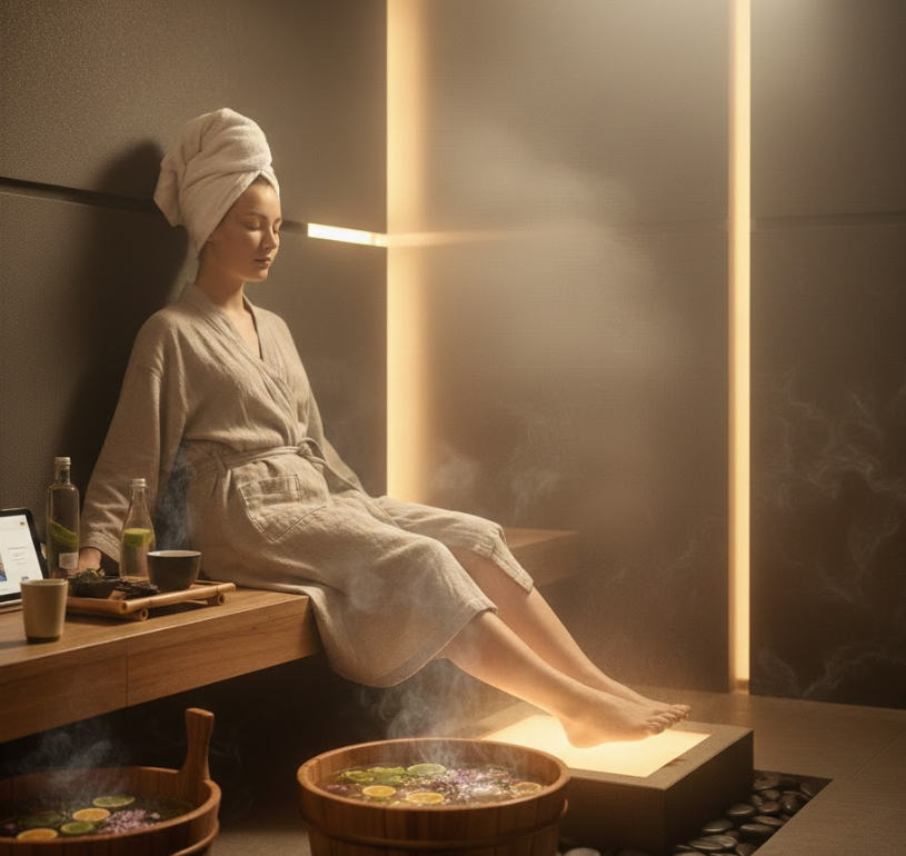 Een diepgaande wellnessgids voor voetmassage in een zweetstoomkamer