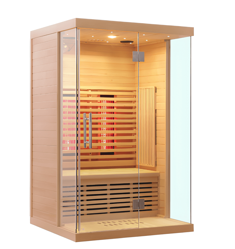 Nieuw design full-spectrum infraroodsauna - 2-persoons thuisgezondheidsgenezingsauna Nieuw design full-spectrum infraroodsauna - 2-persoons thuisgezondheidsgenezingsauna