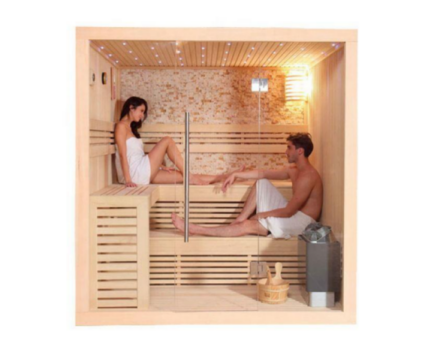 Sauna Hemlock-ver-infraroodsauna voor 3-4 personen