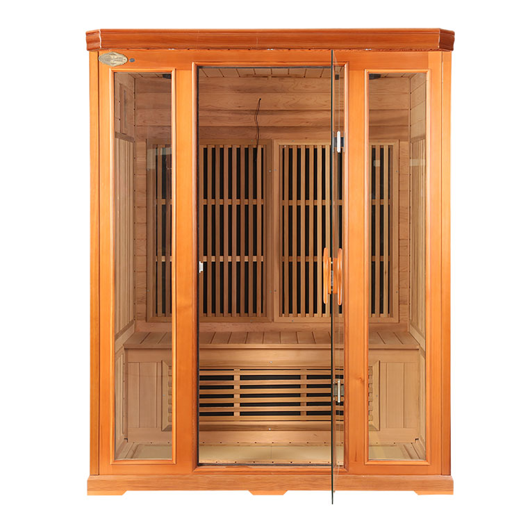 Driepersoons Red Cedar ver-infraroodsauna